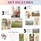 Vintage Floral Wall Art – 8×10 Unframed Flower Prints, French Garden and Spring Botanical Posters for Room Décor, Aesthetic Wall Decoration, Wildflower and Landscape Artwork